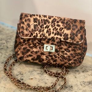 Animal print crossbody